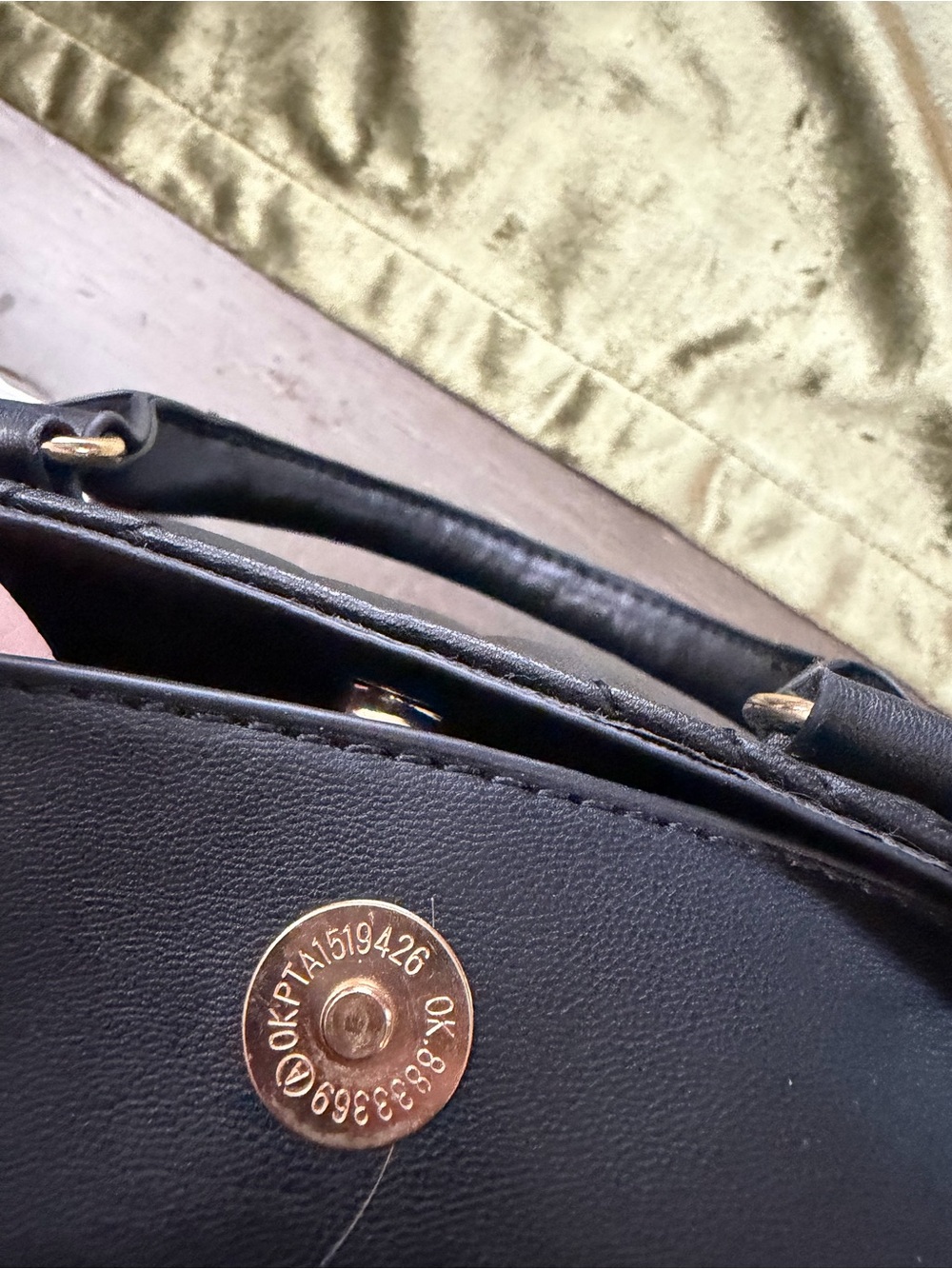 Victoria's Secret Black Quilted Satchel with Gold Hardware - Picture 8 of 11